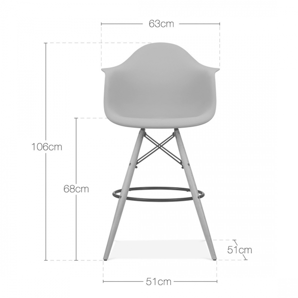 صندلی اپن پایه چوبی ایزی مدل EW51